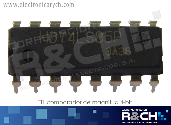 NTE74LS85 TTL comparador de magnitud 4-bit 74LS85