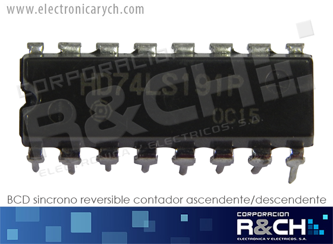 NTE74LS191 TTL contador binario sincr up/down 74LS191
