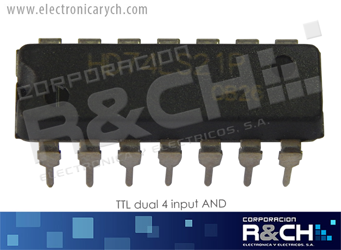 NTE7421 TTL dual 4 input AND 74LS21