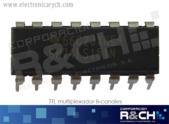 NTE74LS151 TTL multiplexador 8-canales 74LS151