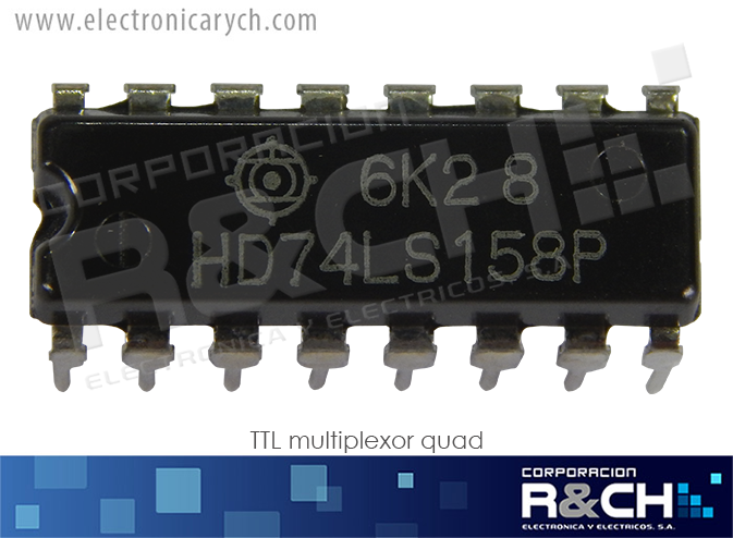 NTE74LS158 TTL multiplexor quad 74LS158