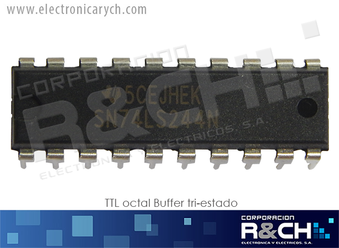 NTE74LS244 TTL octal Buffer tri-estado 74LS244