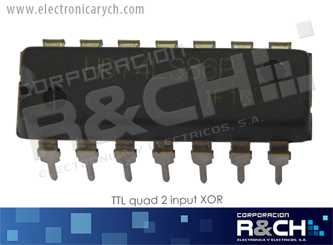 NTE7486 TTL quad 2 input XOR 74LS86