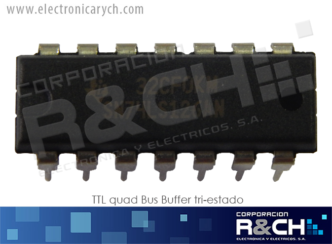 NTE74LS126 TTL quad Bus Buffer tri-estado 74LS126