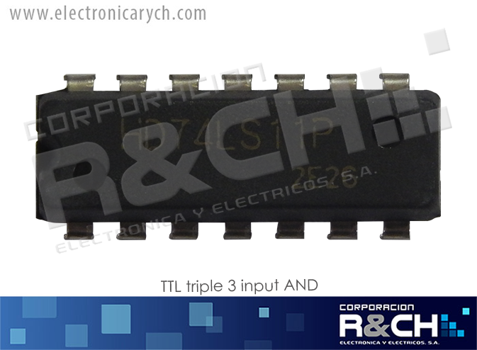 NTE7411 TTL triple 3 input AND 74LS11