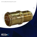 AD-C101 adaptador coaxial rapido hembra macho p/tv