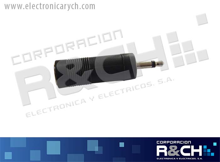 AD-007 adaptador jack 1/4 mono a plug 3.5 mono P-266