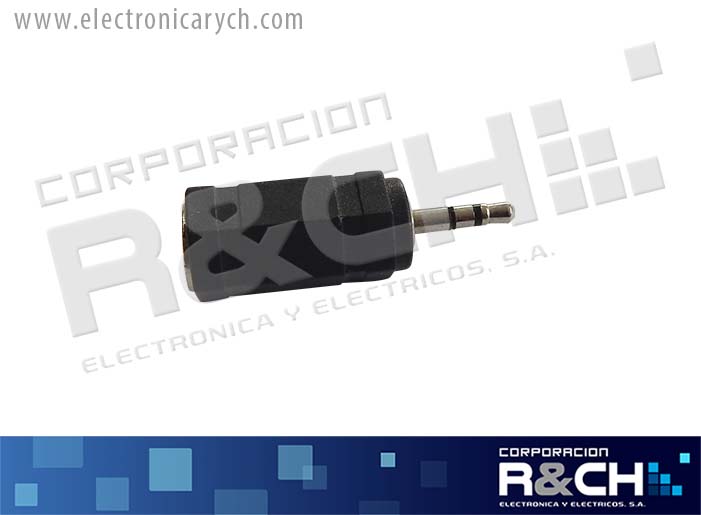 AD-017 adaptador jack 3.5 plug 2.5 stereo