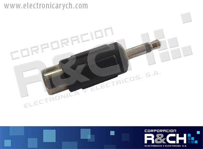 AD-026 adaptador jack RCA plug 3.5 mono
