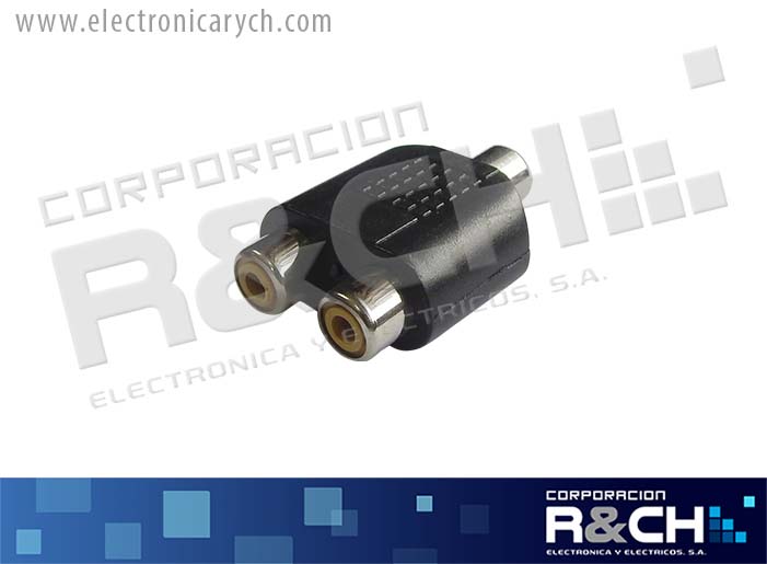 AD-289 adaptador jack RCAx2  jack RCA P-261