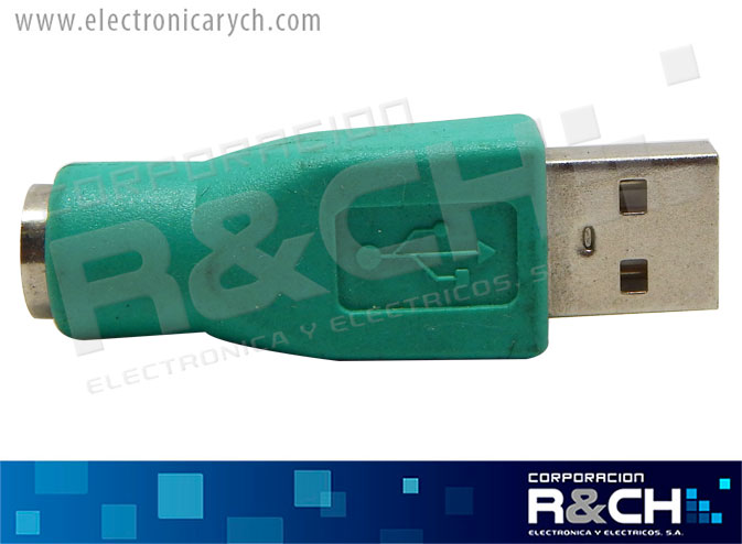 AD-031 adaptador jack USB plug PS2