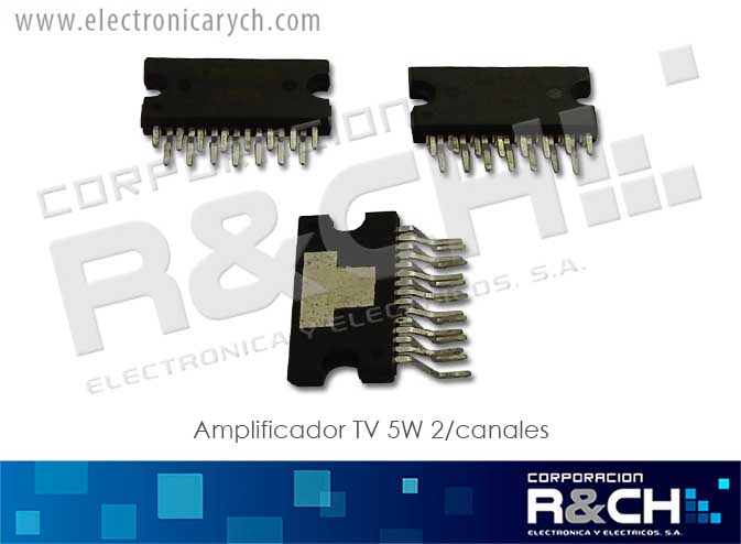 LA42205 amplificador TV 5W 2/canales