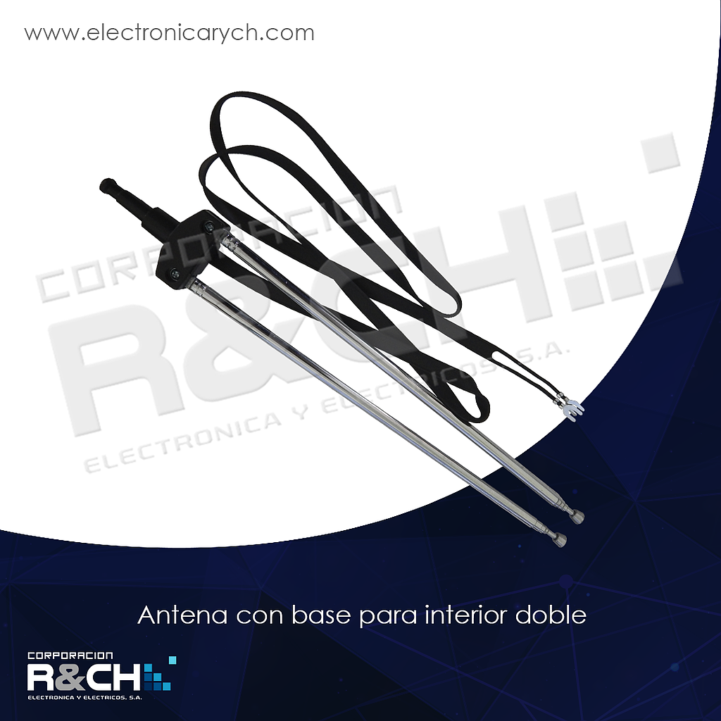 A-618C antena con base para interior doble