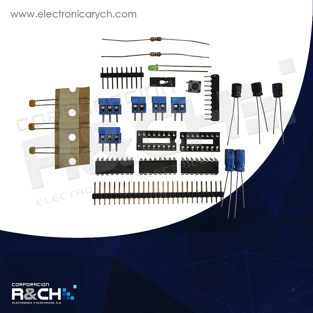 E000003 arduino kit de placa para armar DC, stepper y servos