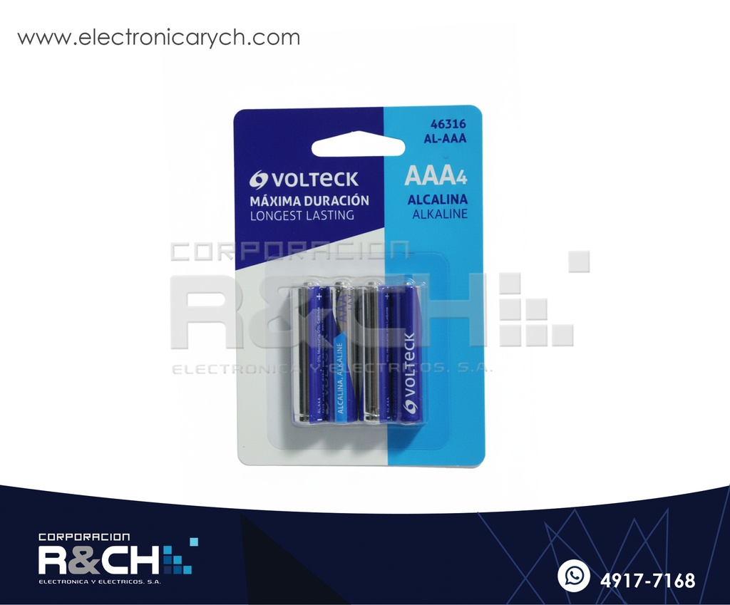 46316 Bateria AAAx4 Voltech AlKacalina