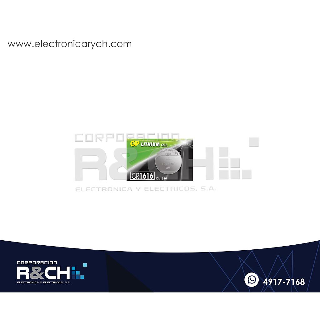 BT-CR1616 BaterIa alcalina tipo Boton 3V CR1616
