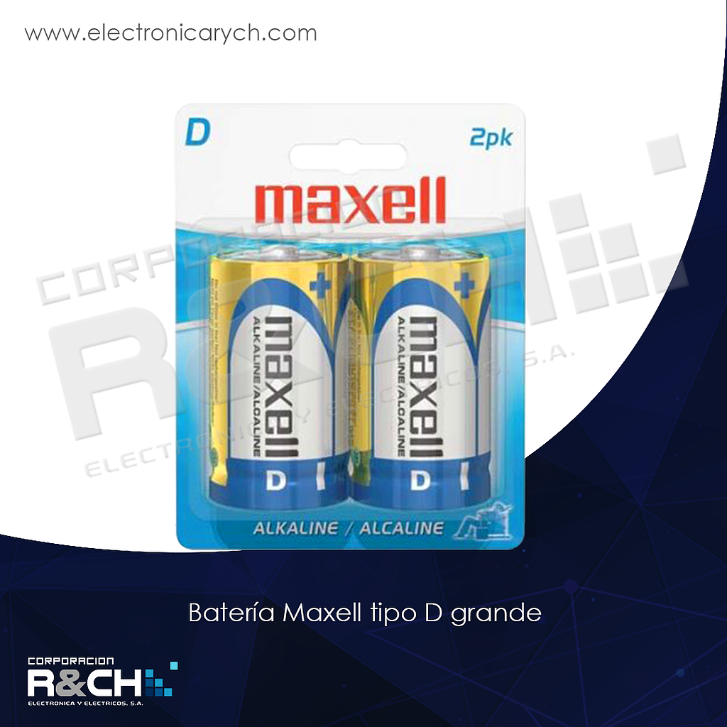 BT-D bateria Maxell tipo D grande