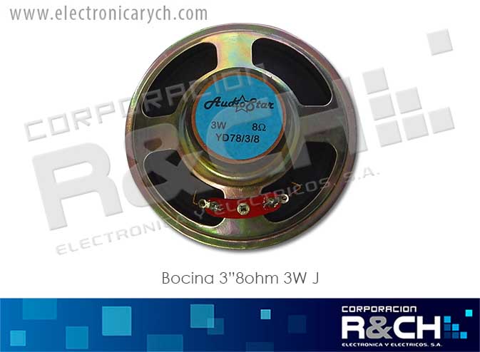 BC-YD78/3/8 bocina 3" 8ohm 3W J