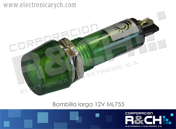 BM-L12V bombilla larga 12V ML755