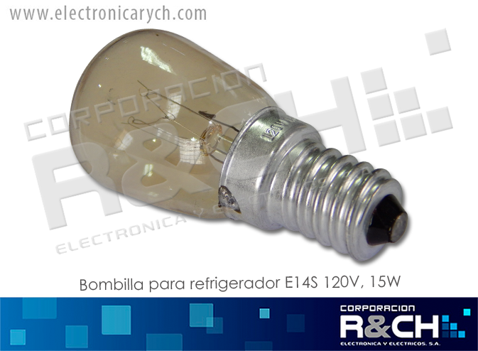 BO-712 Bombilla para refrigerador E12 120V, 15W
