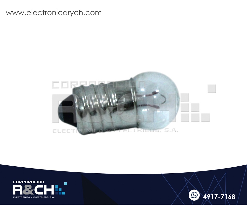BM-6V Bombilla Redonda 6V E10