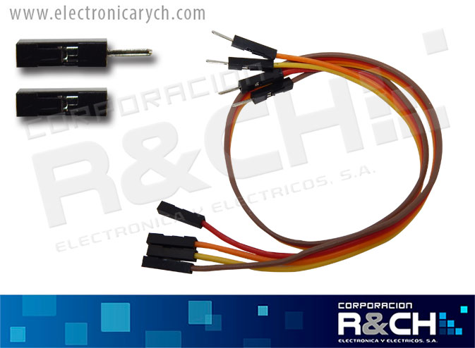 CB-10MH Cable de Expansion Dupont Macho Hembra 10cm 4 Unidades