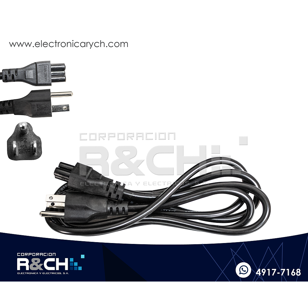 CB-PC Cable de Poder 3 Pines 1.5m