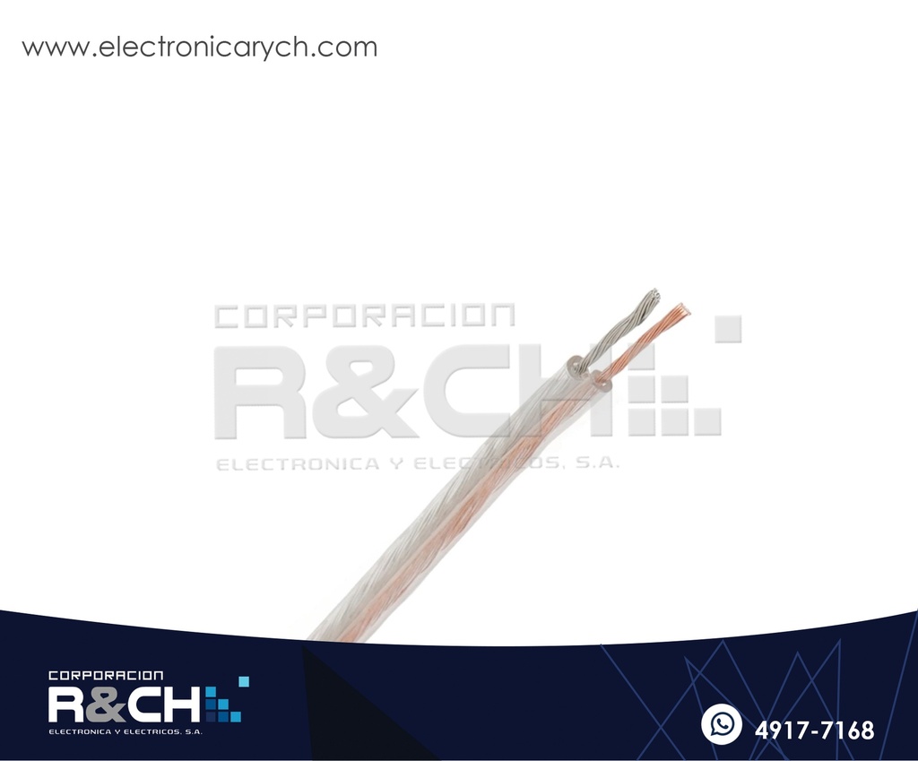 CB-AU12T Cable Para Audio Calibre 12 Transparente