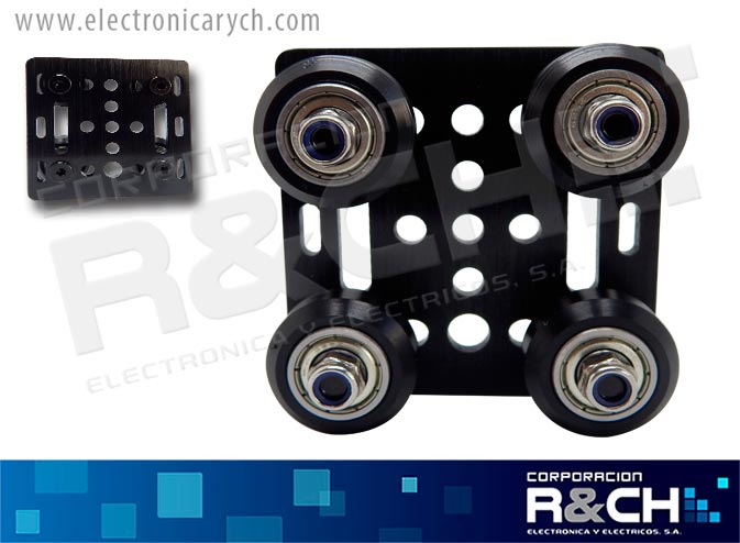 IP-1850 placa deslizante 4 rodamientos V-slot 2020