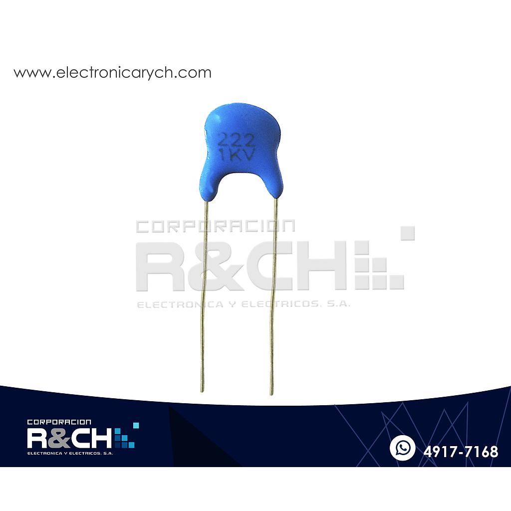 CC-0.0022U/100 capacitor 0.0022uF 100V 2.2nf