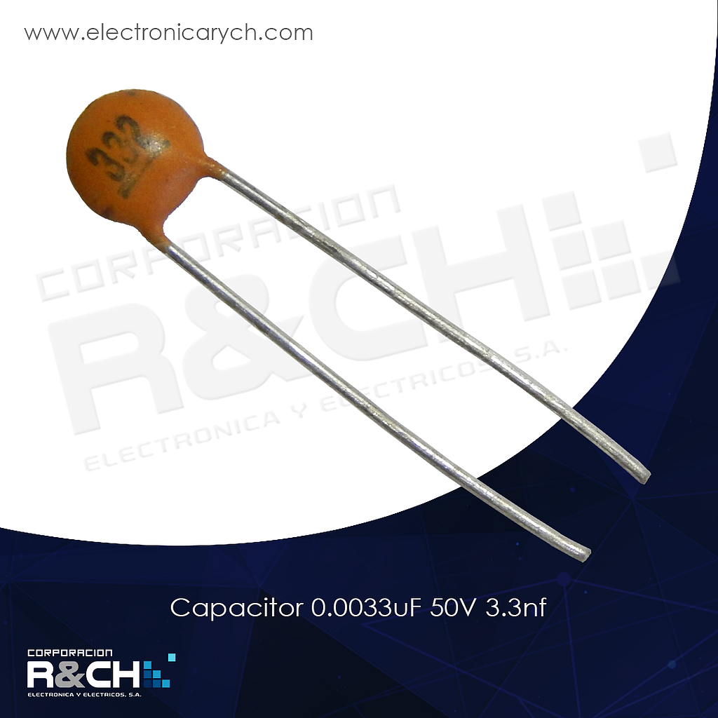 CC-0.0033U/50 capacitor 0.0033uF 50V 3.3nf