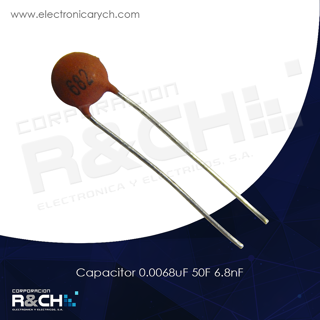 CC-0.0068U/50 capacitor 0.0068uF 50F 6.8nF