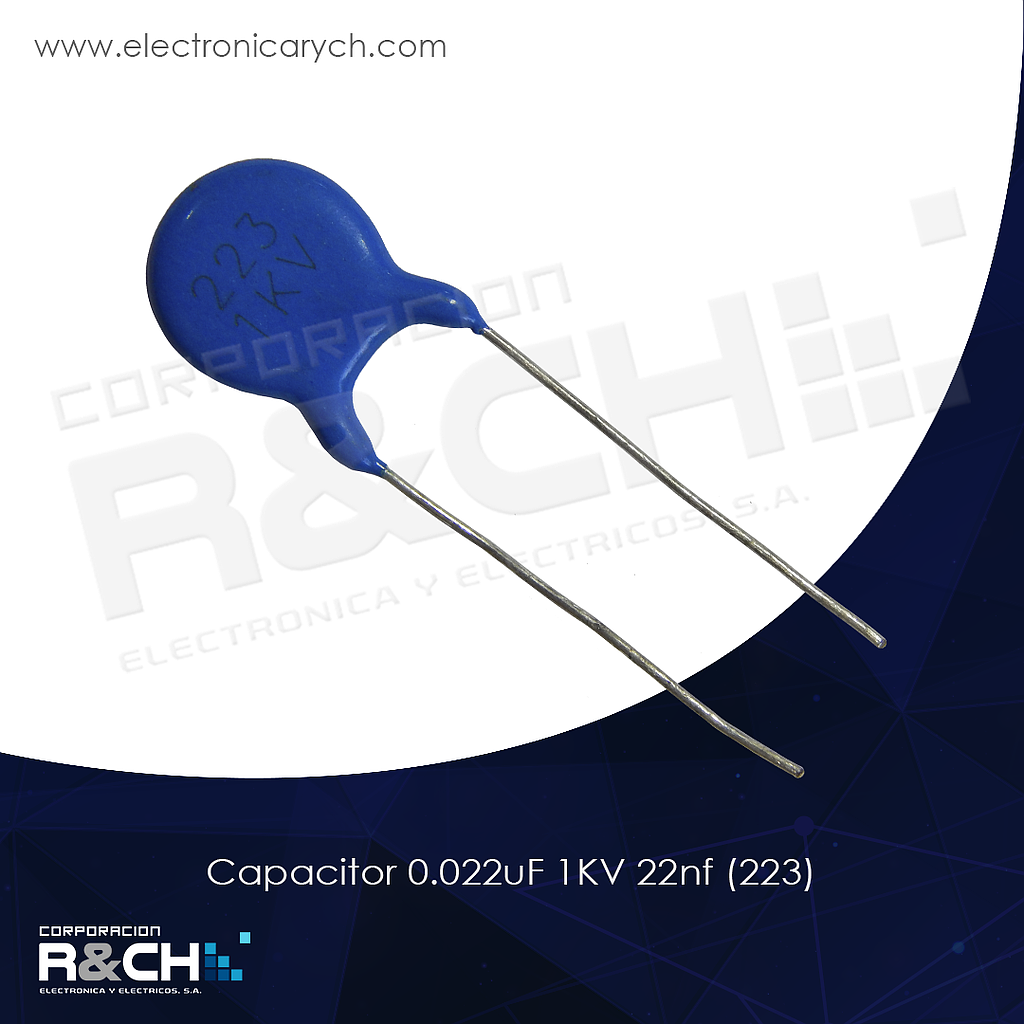 CC-0.022U/1K capacitor 0.022uF 1KV 22nf (223)
