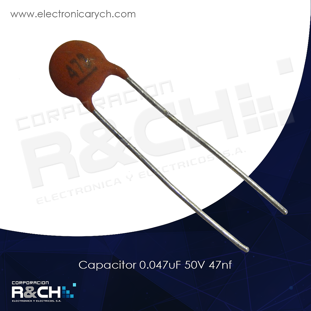 CC-0.047U/50 capacitor 0.047uF 50V 47nf