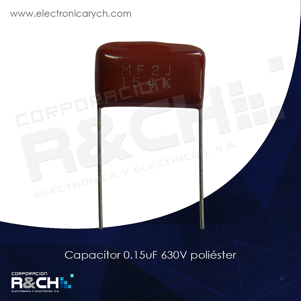CBB6-154 Capacitor 0.15uF 630V Poliester