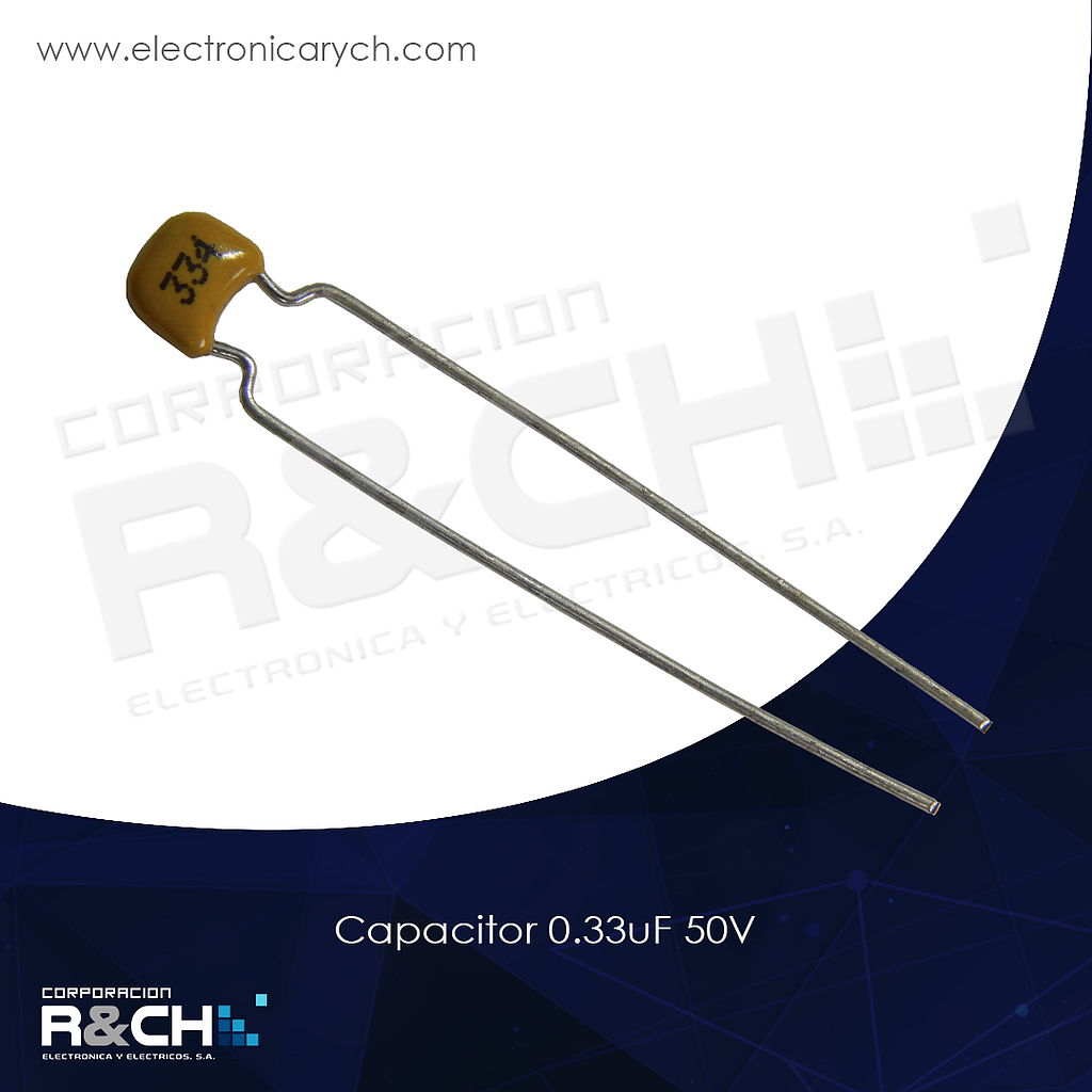 CC-0.33U/50 capacitor 0.33uF 50V