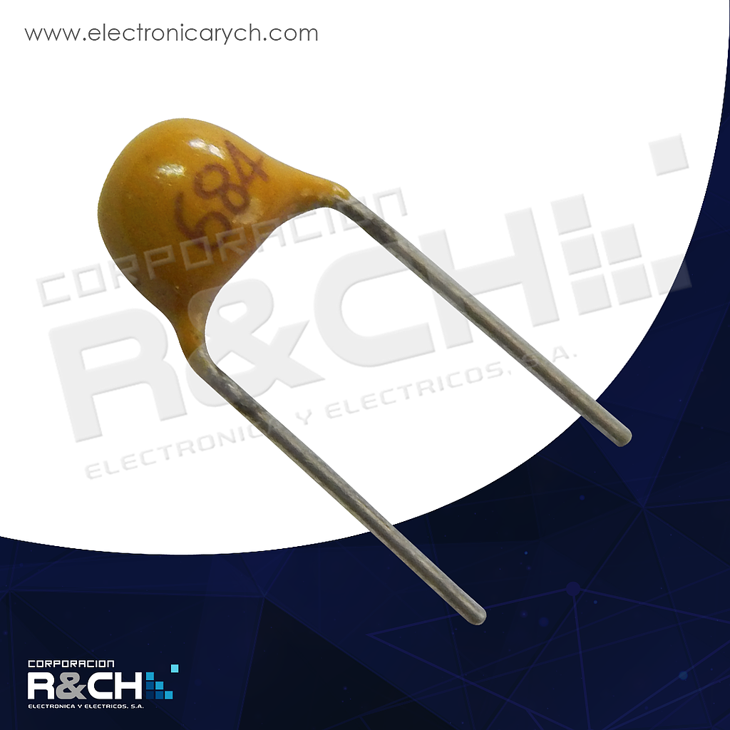 CC-0.68U/50 capacitor 0.68 50V 680nF