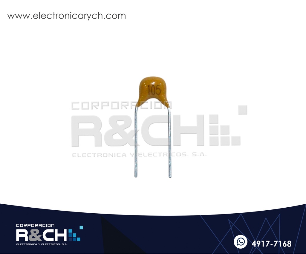 CM-1U/50 Capacitor Ceramico Monolitico 1uF 50V