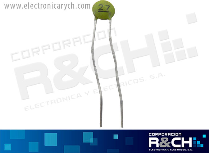CC-27P/50 capacitor 27pF 50V