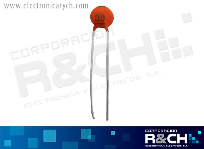 CC-30P/50 Capacitor Ceramico 30pF 50V