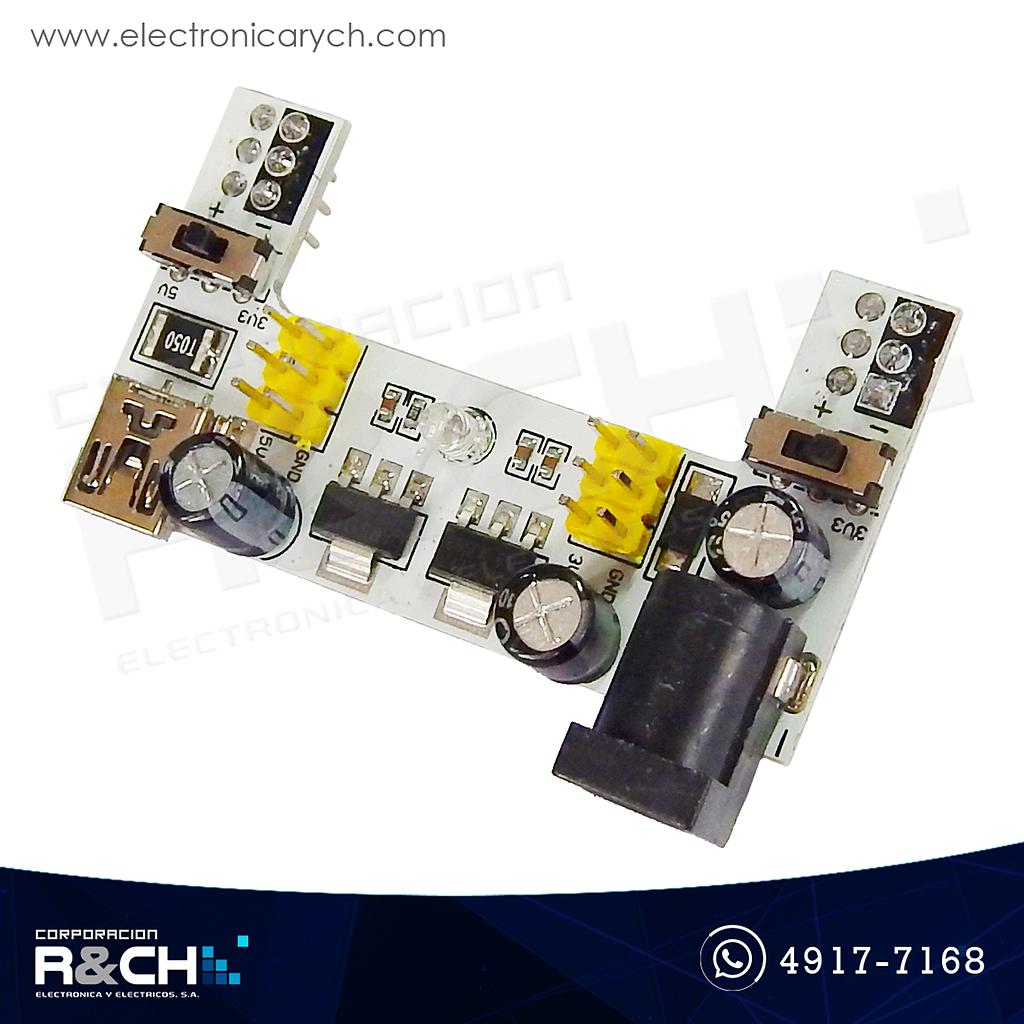 MD-MB102-3 Módulo fuente regulada para protoboard Vi=5-12V Vo=3.3-5V max 700mA