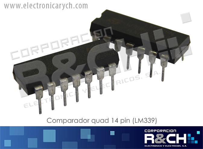 NTE834 comparador quad 14 pin (LM339)