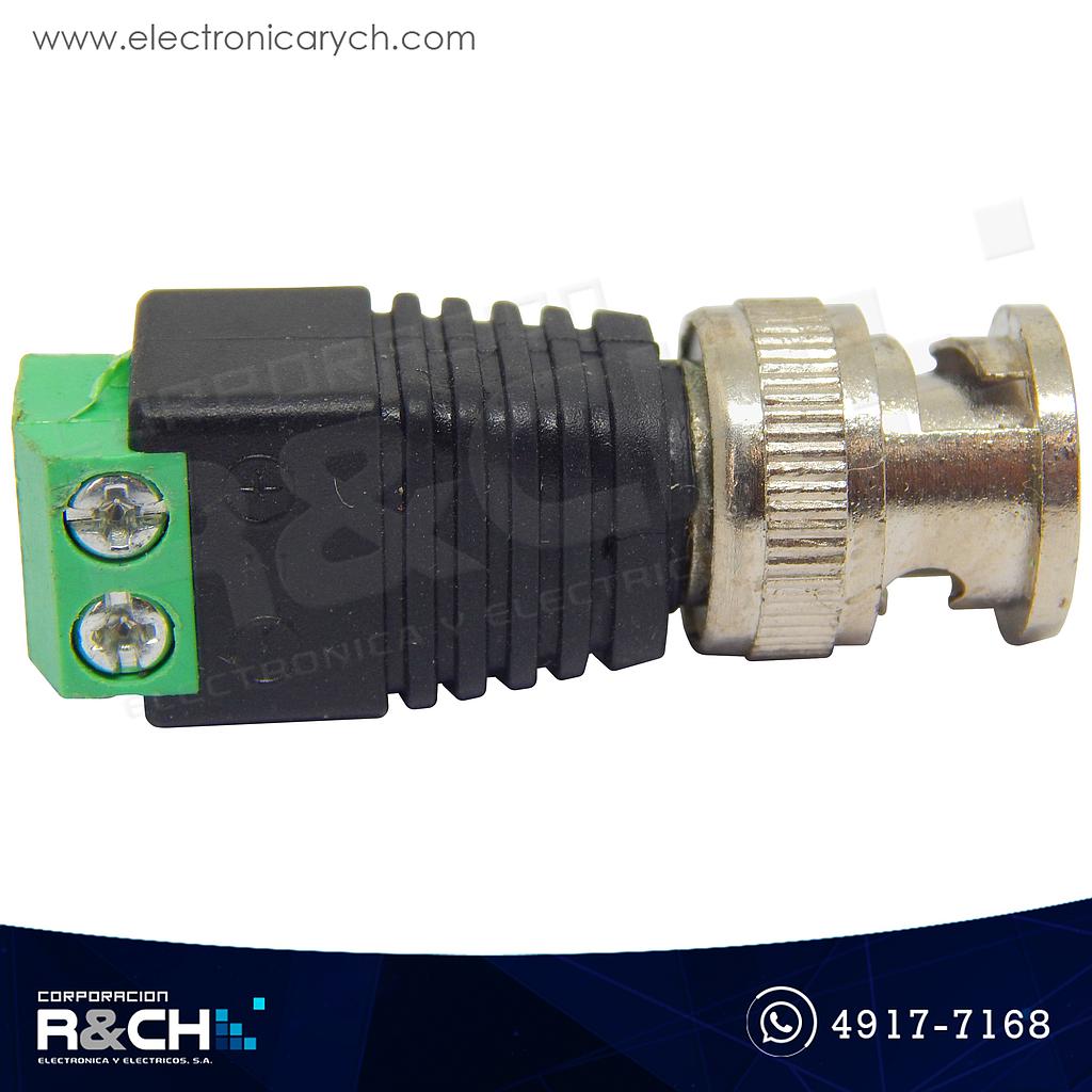 AD-303 Adaptador BNC Macho para CCTV a Bornera