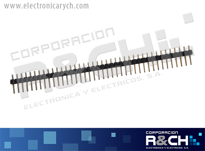 CN-IDC40MN conector IDC 40 Pin Macho Negro