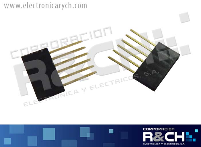 CN-IDC6FL Conector IDC 6 Pin Largo Hembra