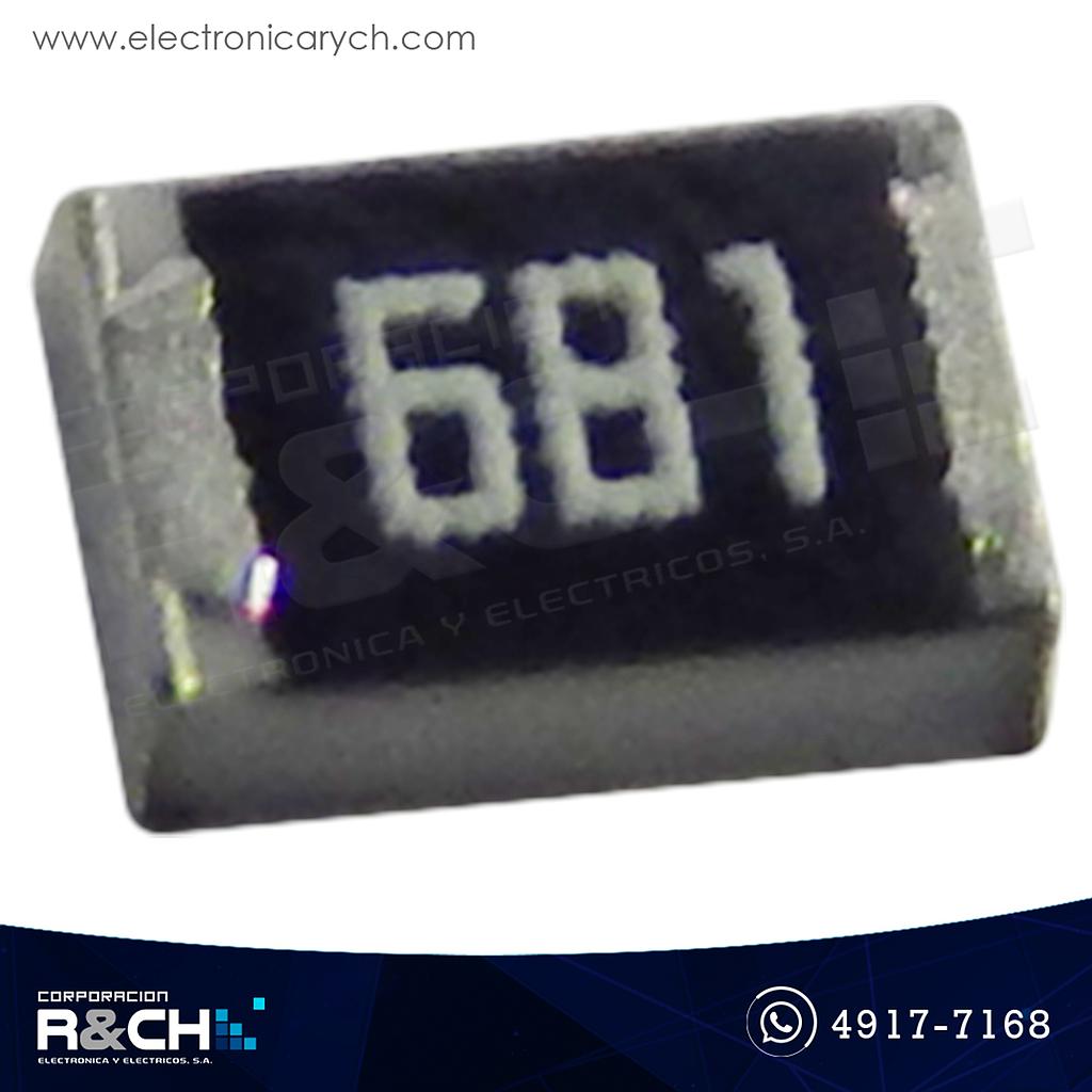 R0805-680 Resistencia 680 ohm 1/8W SMD