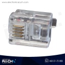 CN-RJ11 Conector RJ11 generico 4 contactos para cable plano