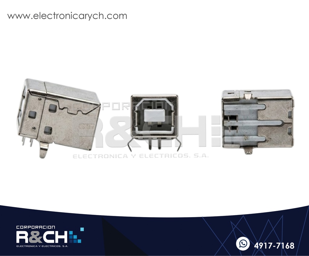 CN-USBBF Conector USB tipo B Hembra para Placa