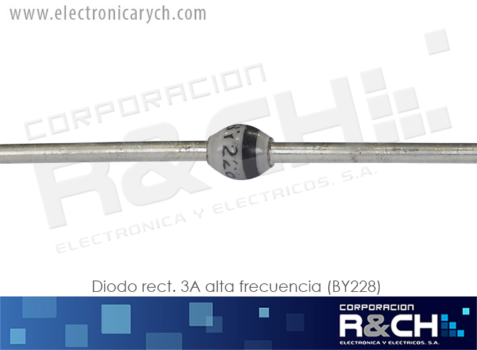 NTE5846 diodo rect. 3A alta frecuencia (BY228)