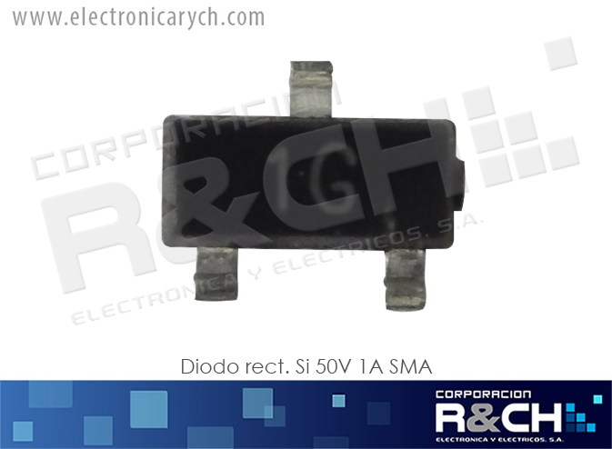 NTE116S diodo rect. Si 50V 1A SMA (M1)